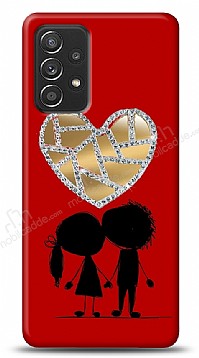 Samsung Galaxy A52 Couple Love Tal Aynal Resimli Klf