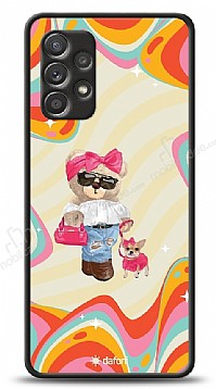 Dafoni Art Samsung Galaxy A52 Pinky Bear Klf