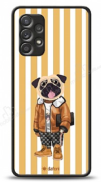 Dafoni Art Samsung Galaxy A52 Pug Style Klf