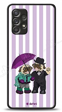 Dafoni Art Samsung Galaxy A52 Rainy Day Pugs Klf