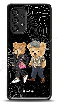 Dafoni Art Samsung Galaxy A53 5G Compatible Couple Teddy Klf