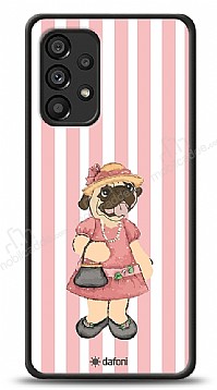 Dafoni Art Samsung Galaxy A53 5G Pug Girl Klf