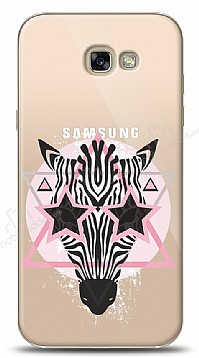 Samsung Galaxy A7 2017 Zebra Star Resimli Klf