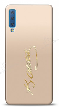 Samsung Galaxy A7 2018 Gold Atatrk mza Klf