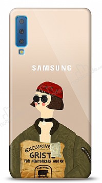 Samsung Galaxy A7 2018 Leon Mathilda Resimli Klf