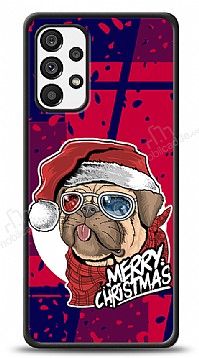 Dafoni Art Samsung Galaxy A73 Christmas Pug Klf