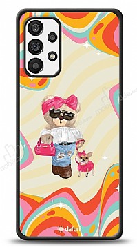 Dafoni Art Samsung Galaxy A73 Pinky Bear Klf
