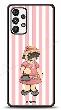 Dafoni Art Samsung Galaxy A73 Pug Girl Klf