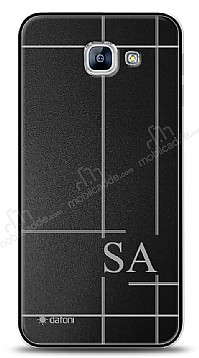 Dafoni Metal Samsung Galaxy A8 2016 Linear ift Harf Kiiye zel Klf