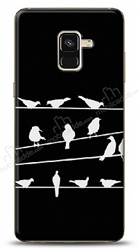 Samsung Galaxy A8 2018 Birds Black Klf