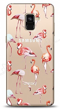 Samsung Galaxy A8 2018 Flamingo Resimli Klf