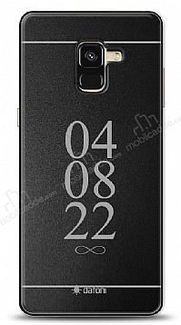 Dafoni Metal Samsung Galaxy A8 2018 Tarihli Kiiye zel Klf