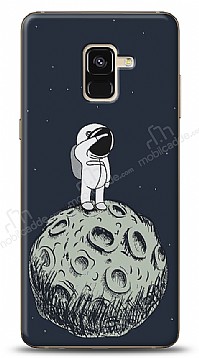Samsung Galaxy A8 Plus 2018 Astronot Resimli Klf