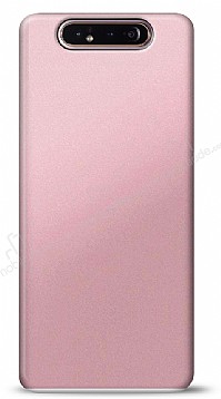 Samsung Galaxy A80 Rose Gold Mat Silikon Klf