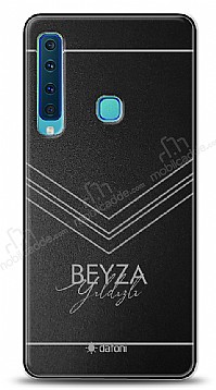 Dafoni Metal Samsung Galaxy A9 2018 Geometrik simli Kiiye zel Klf