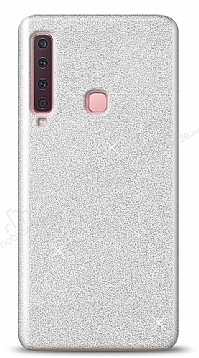 Samsung Galaxy A9 2018 Simli Silver Silikon Klf