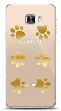 Samsung Galaxy C7 Gold Patiler Klf