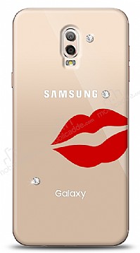 Samsung Galaxy C8 3 Ta Dudak Klf