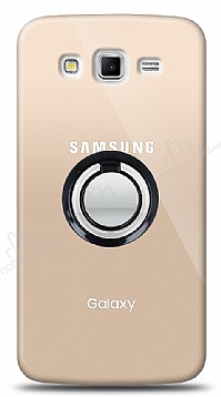 Samsung Galaxy Grand 2 Siyah Tutuculu effaf Klf