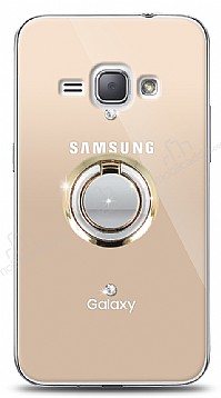 Samsung Galaxy J1 2016 Gold Tutuculu Tal effaf Klf