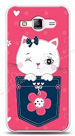Samsung Galaxy J1 Ace Pink Cat Klf