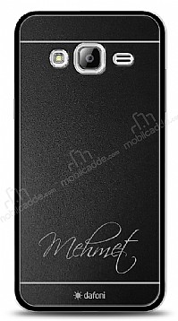 Dafoni Metal Samsung Galaxy J3 El Yazs simli Kiiye zel Klf