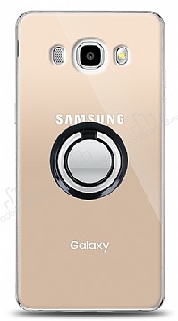 Samsung Galaxy J5 2016 Siyah Tutuculu effaf Klf
