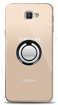 Samsung Galaxy J5 Prime Siyah Tutuculu effaf Klf