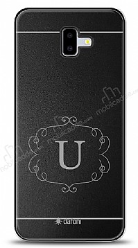 Dafoni Metal Samsung Galaxy J6 Plus Flower Frame Tek Harf Kiiye zel Klf