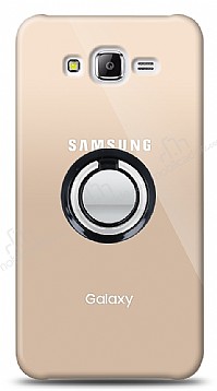 Samsung Galaxy J7 / Galaxy J7 Core Siyah Tutuculu effaf Klf