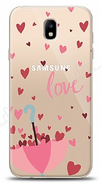 Samsung Galaxy J7 Pro 2017 Love Umbrella Resimli Klf
