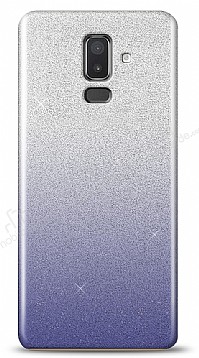 Samsung Galaxy J8 Simli Siyah Silikon Klf