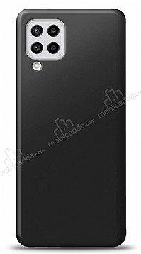 Samsung Galaxy M22 Siyah Mat Silikon Klf