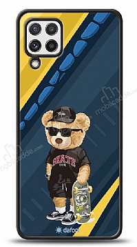 Dafoni Art Samsung Galaxy M22 Skate Bear Klf
