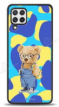Dafoni Art Samsung Galaxy M22 Student Teddy Bear Klf