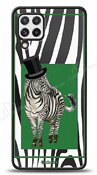 Dafoni Art Samsung Galaxy M22 Zebra Pattern Klf