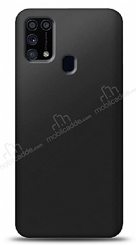 Samsung Galaxy M31s Siyah Mat Silikon Klf