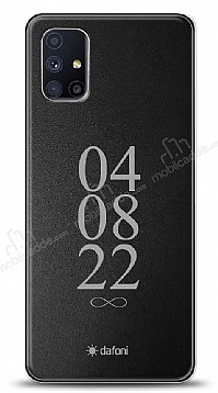 Dafoni Metal Samsung Galaxy M51 Tarihli Kiiye zel Klf