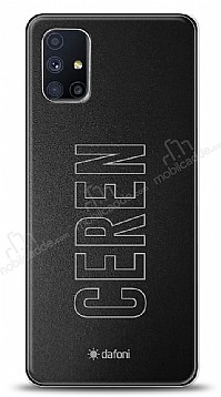 Dafoni Metal Samsung Galaxy M51 Tek simli Kiiye zel Klf