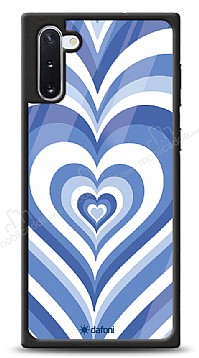 Dafoni Glossy Samsung Galaxy Note 10 Blue Hearts Klf