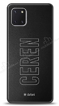 Dafoni Metal Samsung Galaxy Note 10 Lite Tek simli Kiiye zel Klf