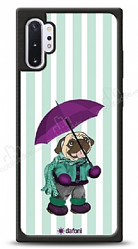 Dafoni Art Samsung Galaxy Note 10 Plus Pug in the Rain Klf