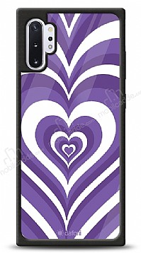 Dafoni Glossy Samsung Galaxy Note 10 Plus Purple Hearts Klf