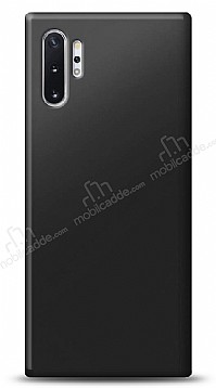 Samsung Galaxy Note 10 Plus Siyah Mat Silikon Klf