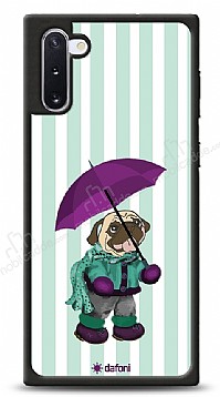 Dafoni Art Samsung Galaxy Note 10 Pug in the Rain Klf