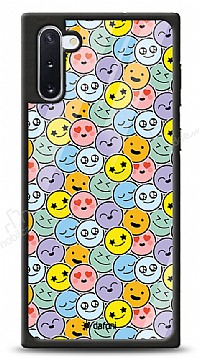 Dafoni Glossy Samsung Galaxy Note 10 Renkli Emojiler Klf