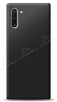 Samsung Galaxy Note 10 Siyah Mat Silikon Klf