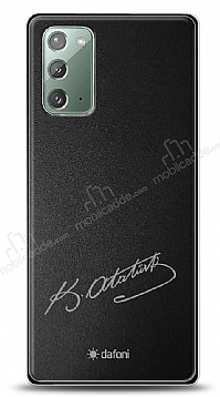 Dafoni Metal Samsung Galaxy Note 20 Atatrk mzal Klf