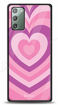 Dafoni Glossy Samsung Galaxy Note 20 Pink Hearts Klf