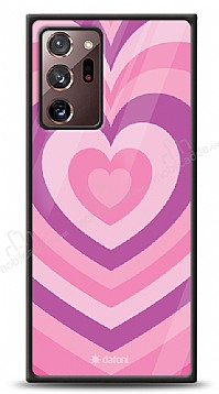 Dafoni Glossy Samsung Galaxy Note 20 Ultra Pink Hearts Klf